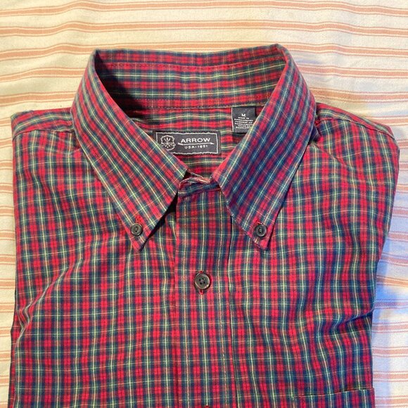 Mens Medium Arrow Casual Dress Shirt - Picture 2 of 8